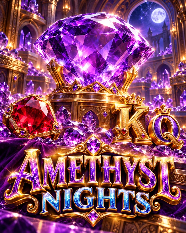 Amethyst Nights premium slot artwork