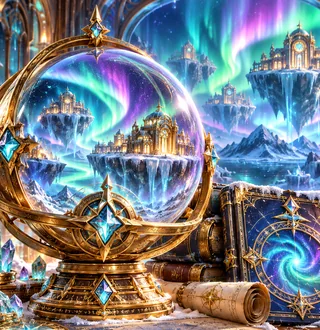 Aurora Archives premium slot artwork