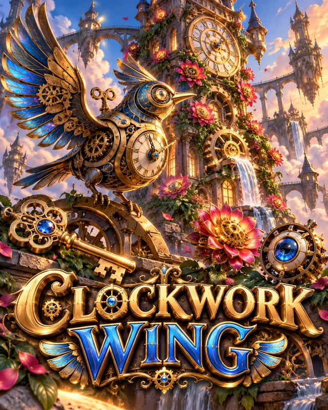 Clockwork Wing premium slot artwork