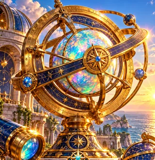 Coastal Observatory · Opal premium slot artwork