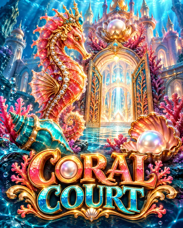 Coral Court premium slot artwork