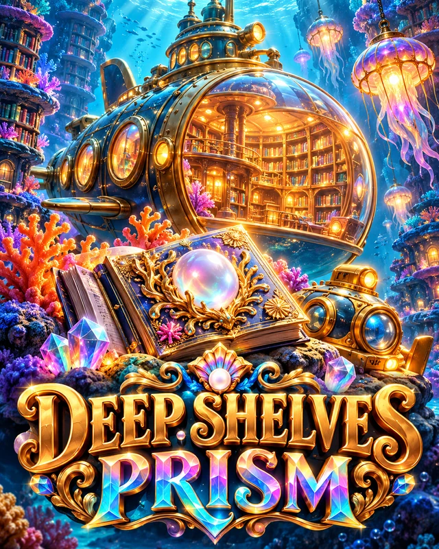 Deep Shelves · Prism premium slot artwork