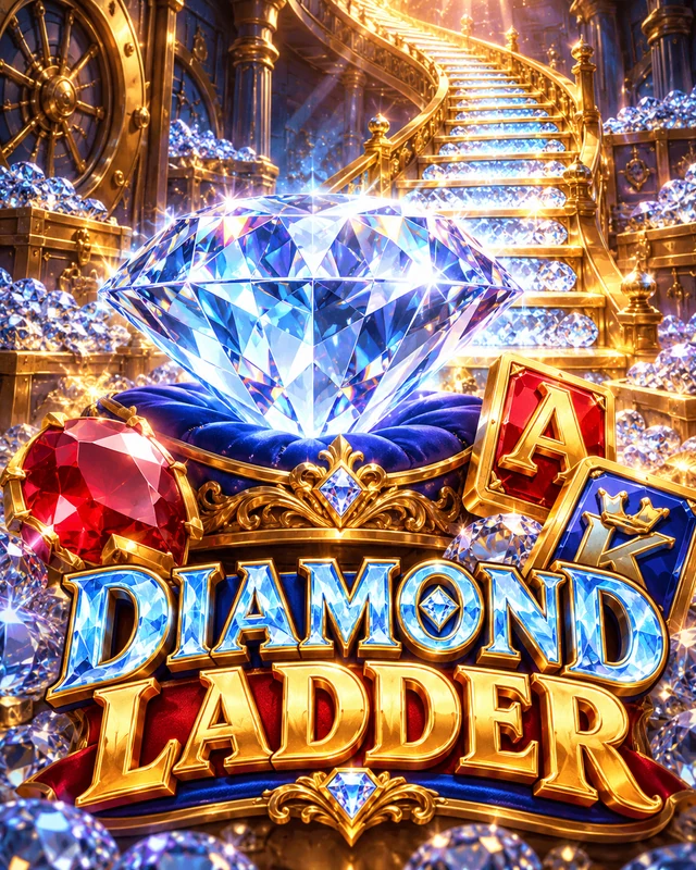 Diamond Ladder premium slot artwork