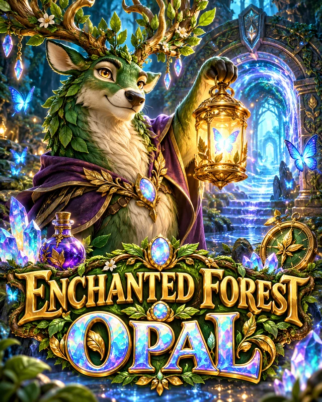 Enchanted Forest · Opal premium slot artwork