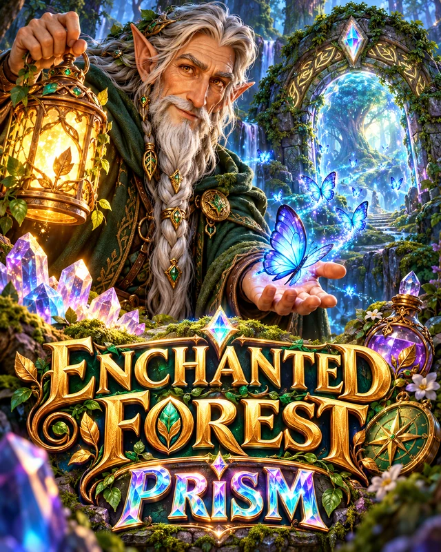 Enchanted Forest · Prism premium slot artwork