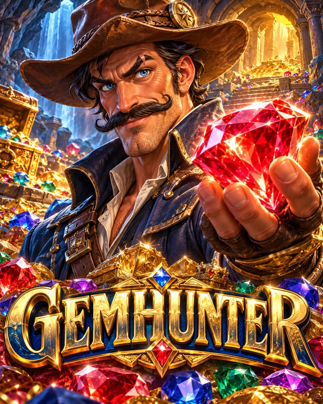 Gemhunter premium slot artwork