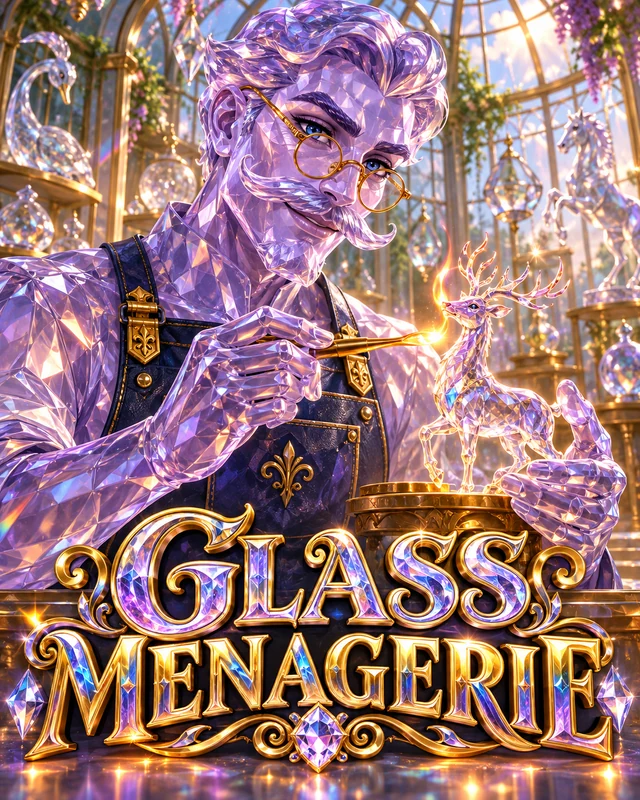 Glass Menagerie premium slot artwork