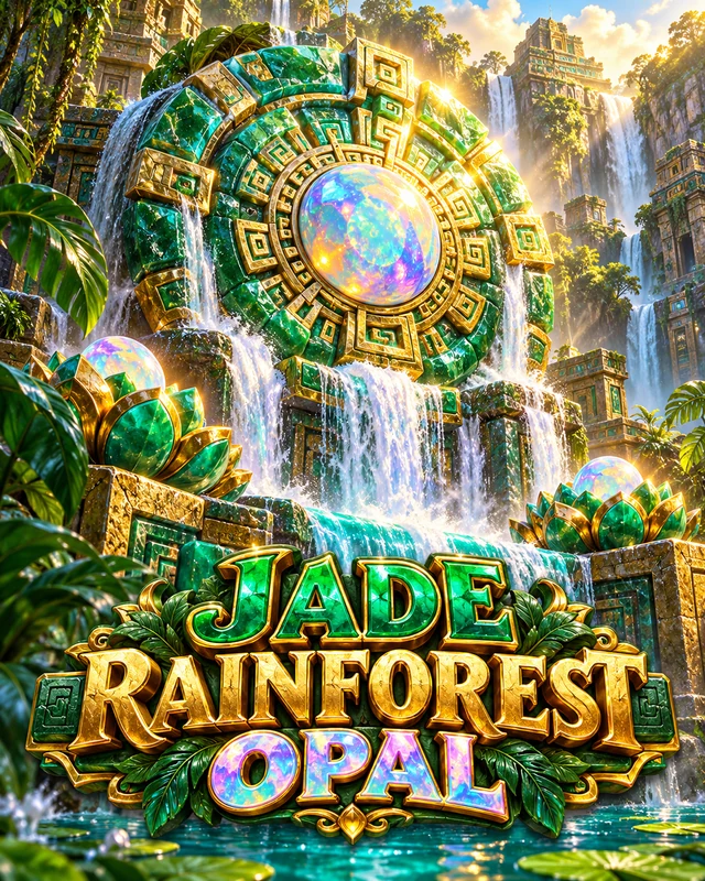 Jade Rainforest · Opal premium slot artwork