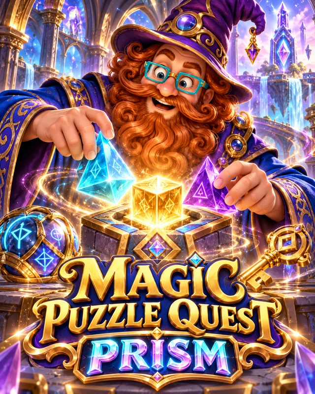 Magic Puzzle Quest · Prism premium slot artwork