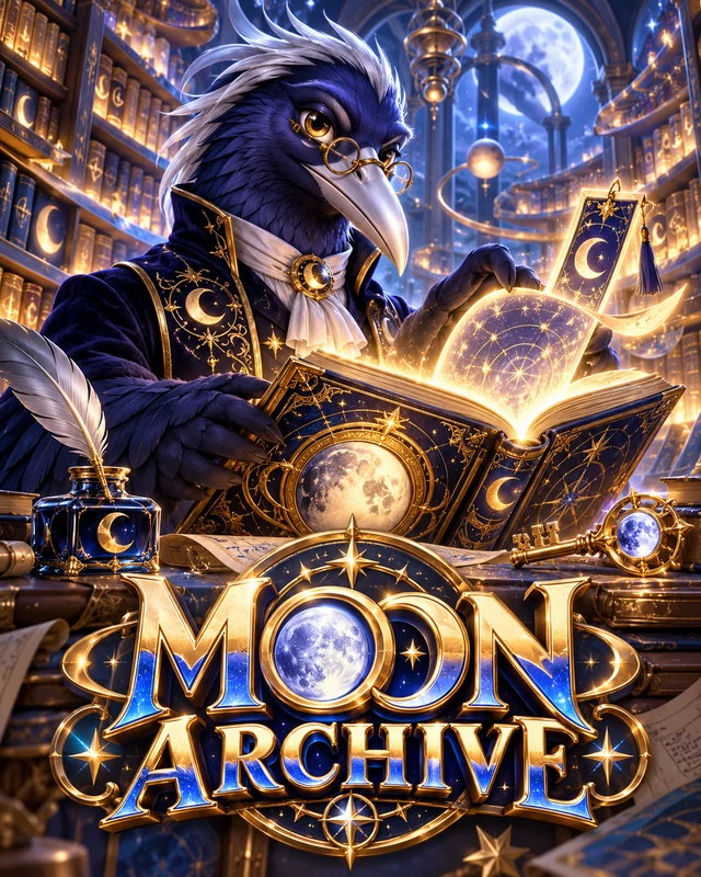 Moon Archive premium slot artwork