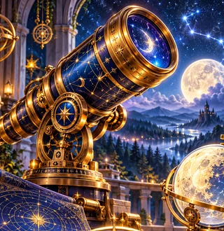 Moonlit Observatory premium slot artwork
