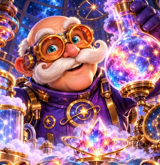 Nebula Mist Laboratory · Coral premium slot artwork