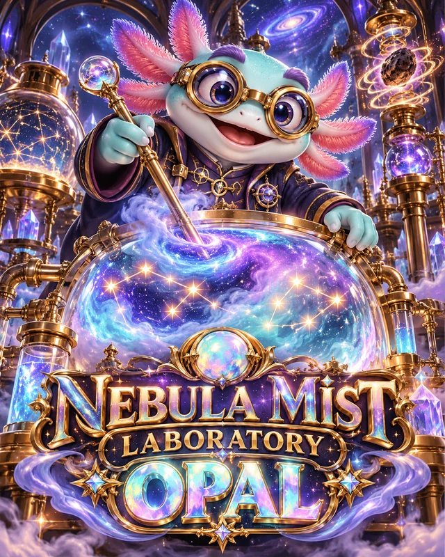 Nebula Mist Laboratory · Opal premium slot artwork