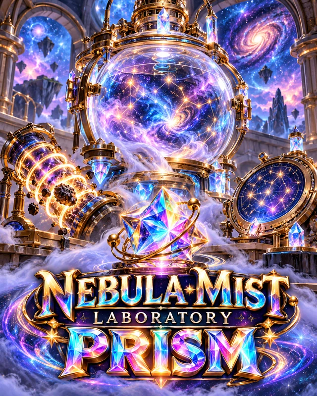 Nebula Mist Laboratory · Prism premium slot artwork