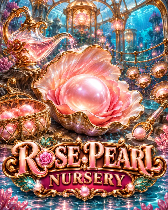 Rose Pearl Nursery premium slot artwork