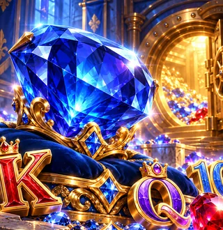Sapphire Rush premium slot artwork