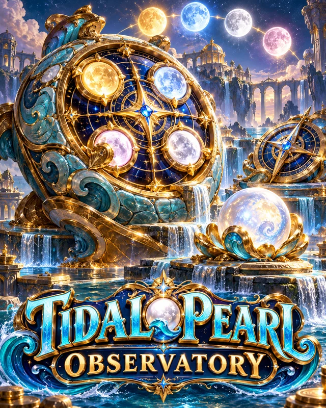Tidal Pearl Observatory premium slot artwork