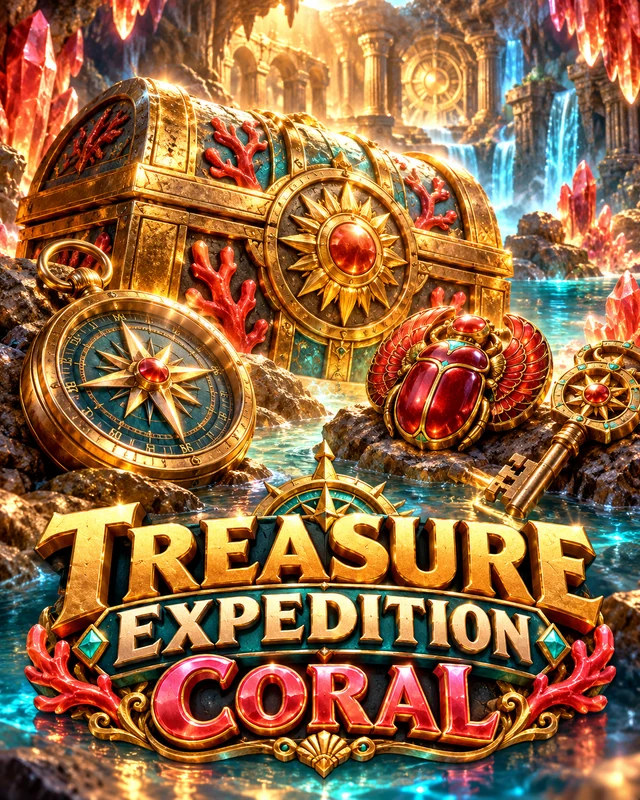 Treasure Expedition · Coral premium slot artwork